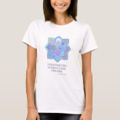 Mandala Roosevelt Beauty Quote T-shirt (Voorkant)