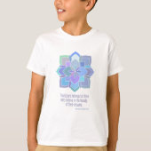 Mandala Roosevelt Beauty Quote T-shirt (Voorkant)