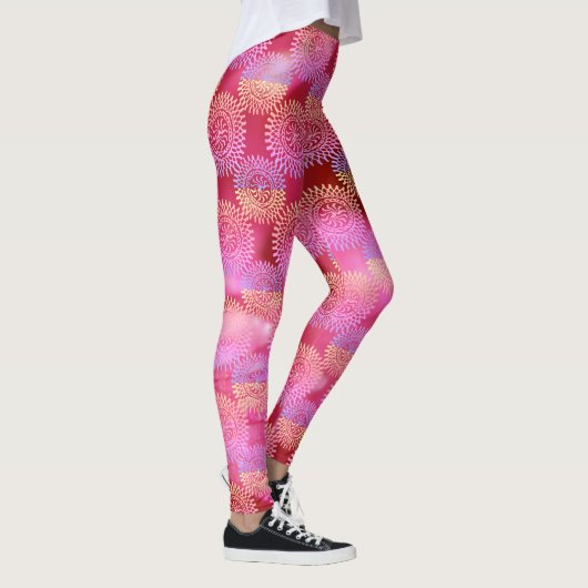 Mandala Rosé Leggings (Rechts)