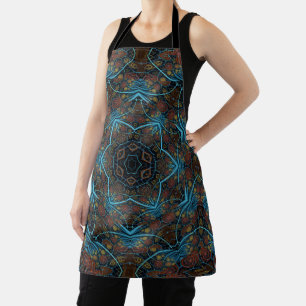 Mandala Rosette Boho Bohemian Style Dandy Pattern Schort