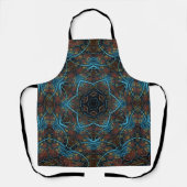 Mandala Rosette Boho Bohemian Style Dandy Pattern Schort (Voorkant)