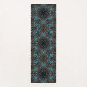 Mandala Rosette Boho Bohemian Style Dandy Pattern Yogamat (Voorkant)