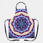 Mandala Rosette Floral Trippy Retro Hippie Boho Schort (Voorkant)