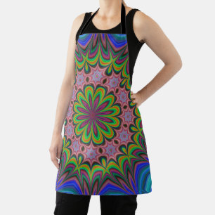Mandala Rosette Retro Hippie Boho Chic Bohemian Schort