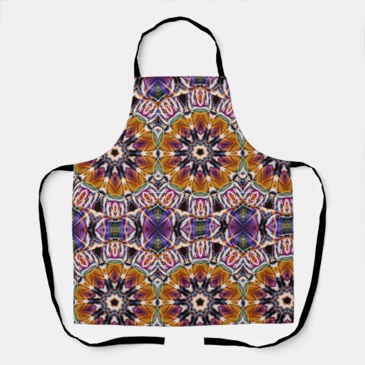 Mandala Rosette Retro Hippie Boho Chic Bohemian Schort (Voorkant)