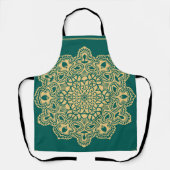 Mandala Rosette Retro Hippie Boho Chic Bohemian Schort (Voorkant)