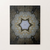 Mandala Round Flower Hoop Abstract Design Gift Legpuzzel (Verticaal)