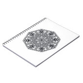 Mandala Round Ornament Notitieboek (Linkerzijde)