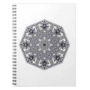 Mandala Round Ornament Notitieboek