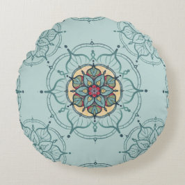 Mandala Round Sierkussen Rond Kussen