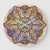 Mandala Round Wall klok (Voorkant)