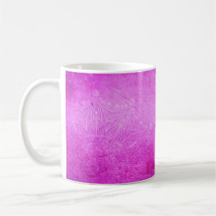 Mandala roze design meditatie, bevroren koffiemok
