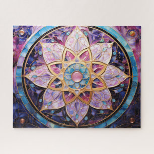 Mandala Roze Paarse Legpuzzel