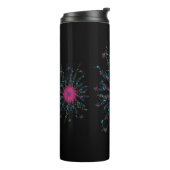 mandala roze thermosbeker (Gedraaid links)