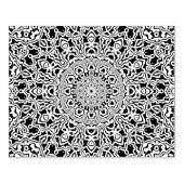 Mandala Rubberstempel (Afrduk)