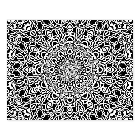 Mandala Rubberstempel (Afrduk)