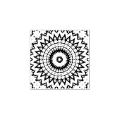 Mandala Rubberstempel (Afrduk)
