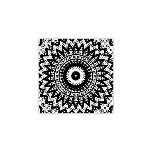 Mandala Rubberstempel (Afrduk)