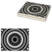 Mandala Rubberstempel (Gestempeld)