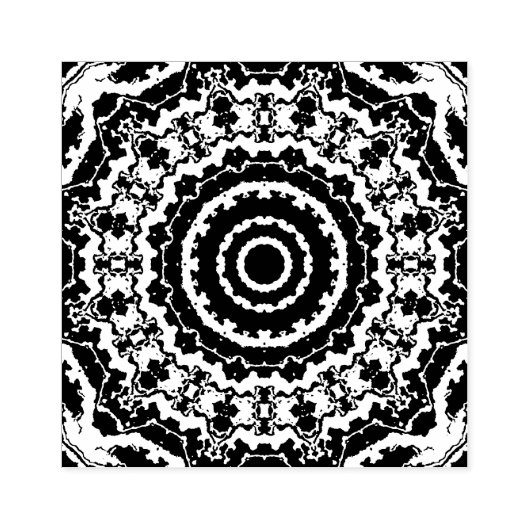Mandala Rubberstempel (Afrduk)