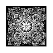 Mandala Rubberstempel (Afrduk)