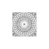 Mandala Rubberstempel (Afrduk)
