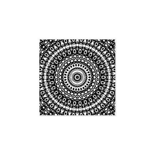 Mandala Rubberstempel (Afrduk)