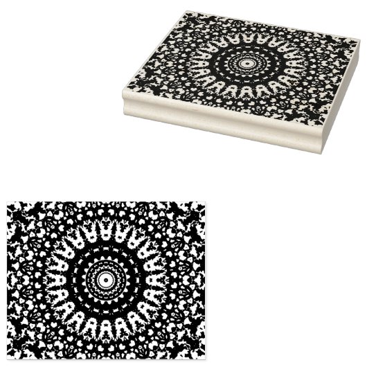 Mandala Rubberstempel (Gestempeld)