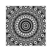 Mandala Rubberstempel (Afrduk)