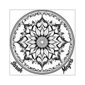Mandala Rubberstempel (Afrduk)