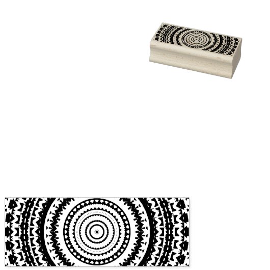Mandala Rubberstempel (Gestempeld)
