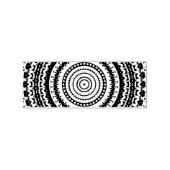 Mandala Rubberstempel (Afrduk)
