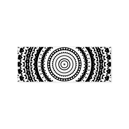 Mandala Rubberstempel (Afrduk)