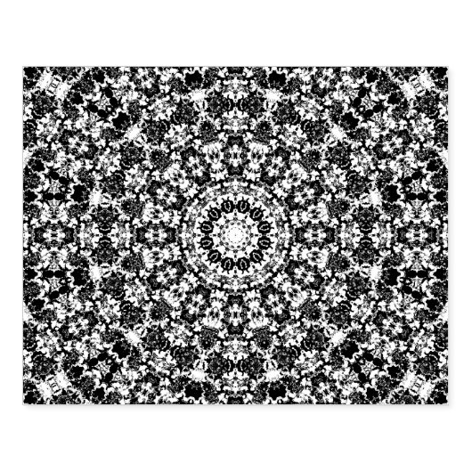 Mandala Rubberstempel (Afrduk)