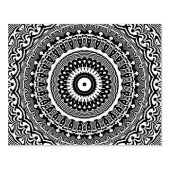 Mandala Rubberstempel (Afrduk)