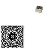 Mandala Rubberstempel (Gestempeld)