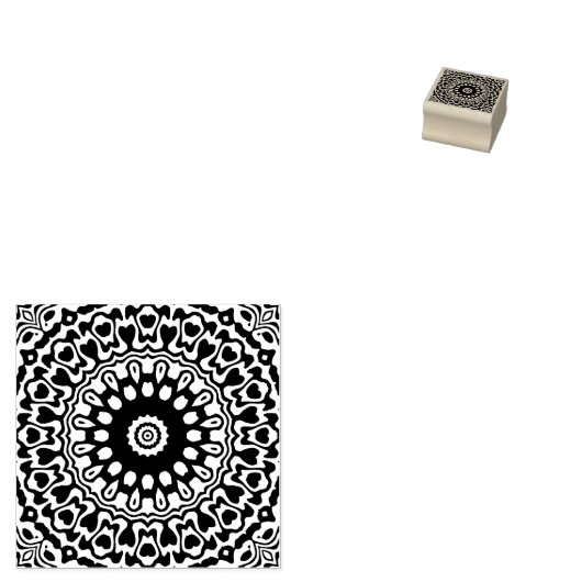 Mandala Rubberstempel (Gestempeld)