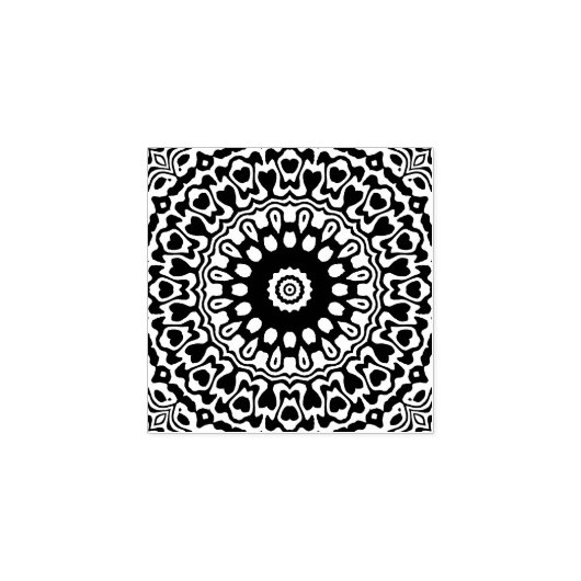 Mandala Rubberstempel (Afrduk)