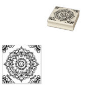 Mandala Rubberstempel (Gestempeld)