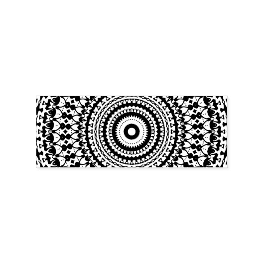 Mandala Rubberstempel (Afrduk)