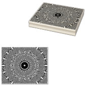 Mandala Rubberstempel (Gestempeld)