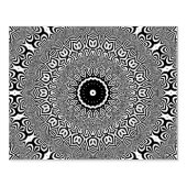 Mandala Rubberstempel (Afrduk)