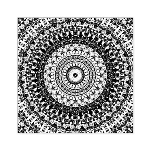 Mandala Rubberstempel (Afrduk)