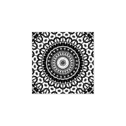 Mandala Rubberstempel (Afrduk)