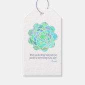 Mandala Rumi Joy Quote Cadeaulabel (Voorkant)