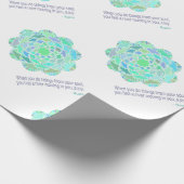 Mandala Rumi Joy Quote Cadeaupapier (Hoek)