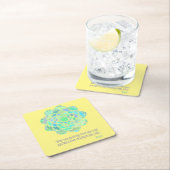 Mandala Rumi Joy Quote Kartonnen Onderzetters (Insitu)