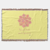 Mandala Rumi Woundquote Deken (Voorkant)