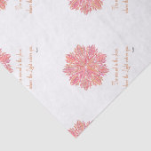 Mandala Rumi Woundquote Tissuepapier (Detail)