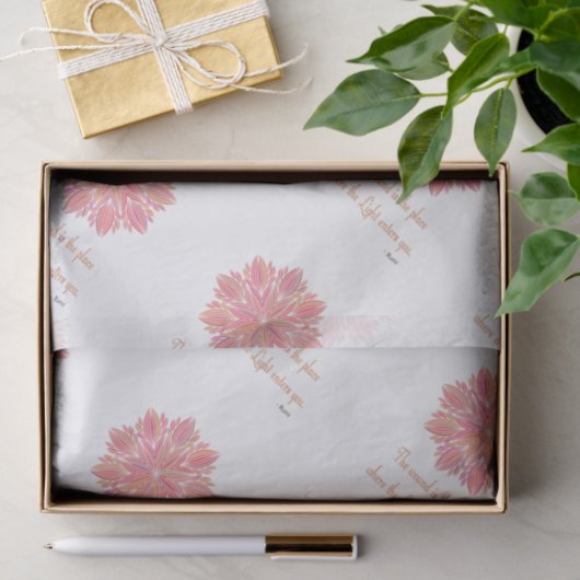 Mandala Rumi Woundquote Tissuepapier (Geschenk)